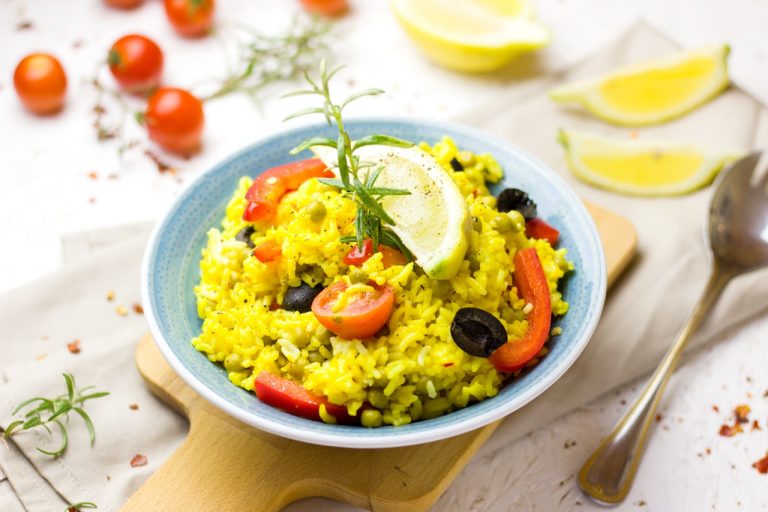 Fried rice is best with dry fruits