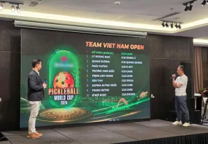 Danh sách VĐV đại diện Việt Nam tham dự Pickleball World Cup 2026