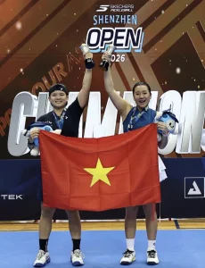 Pickleball Việt Nam lần đầu vô địch nội dung đôi nữ PPA Tour Asia